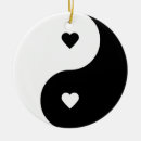 Search for ying yang christmas tree decorations White