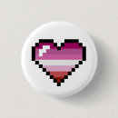Search for lesbian pride badges Heart
