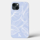 Search for blue leaf iphone cases Modern