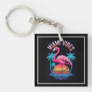 Search for retro flamingo key rings Vacation