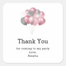 Search for balloon wedding stickers Pink