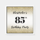 Search for 85th birthday napkins Elegant