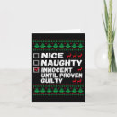 Search for naughty or nice christmas cards Winter