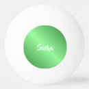 Search for green ping pong balls Text