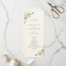 Search for floral wedding programs Modern
