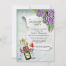 Search for bead party invitations Purple