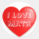 Search for i love maths stickers Heart