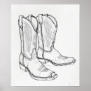 Search for cowboy boot art Modern