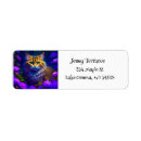 Search for green eyes return address labels Kitten