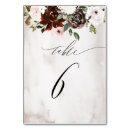 Search for burgundy and blush table cards Botanical