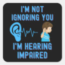 Search for hearing stickers Impaired
