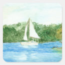 Search for sailboats stickers Watercolor