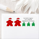 Search for elves return address labels Red