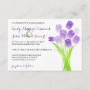 Search for lavender bouquet wedding invitations Purple