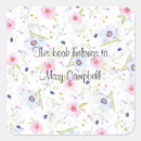 Search for flowers bookplates This book belongs to