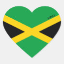 Search for heart jamaica stickers World flags
