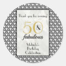 Search for elegant black gold birthday party stickers 50 years old