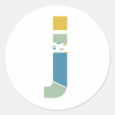 Search for initial j stickers Modern