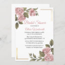 Search for pink peony bridal shower invitations Flower