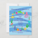 Search for sea life invitations Octopus