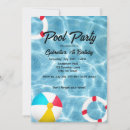 Search for kids pool party invitations Swimming