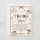 Search for baby is brewing thank you cards Brown