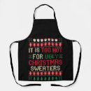 Search for ugly christmas sweater aprons Matching
