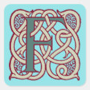 Search for initial f stickers Vintage