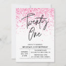 Search for twenty one invitations Glitter