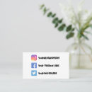 Search for twitter business cards Instagram