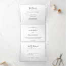 Search for modern suite wedding invitations Black and white