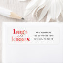 Search for hugs and kisses return address labels Simple