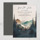 Search for mountain save the dates Watercolor landscape