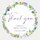 Search for watercolor wildflower stickers Spring summer fall