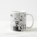 Search for old newspaper mugs Retro
