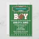 Search for football baby shower invitations Brown