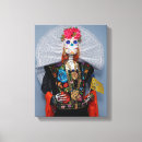 Search for sugar skull canvas prints Catrina