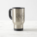 Search for newlywed travel mugs Typography