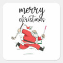 Search for funny santa claus stickers Merry