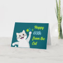 Search for fun cat birthday cards From the cat