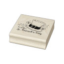 Search for shamrock rubber stamps St patrick's day