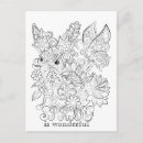 Search for adult colouring postcards Stress relief