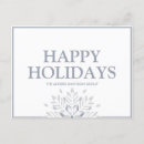 Search for corporate holiday postcards Snowflake