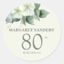Search for 80th party stickers Floral