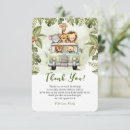 Search for safari animals thank you cards Elegant