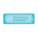 Search for quatrefoil pattern return address labels Trendy