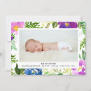 Search for floral birth announcement cards Modern