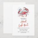 Search for crab party invitations Lobster
