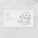 Search for child care business cards Baby