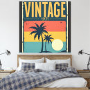 Search for vintage canvas prints Tropical